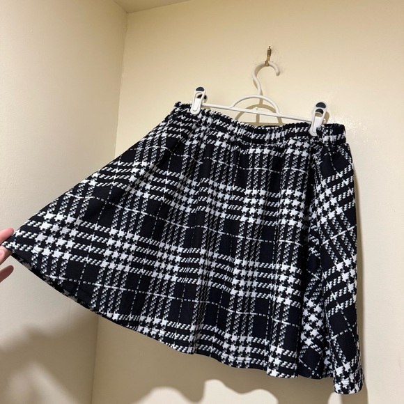 Women’s SHEIN Black and White Plaid Alternative Academia Skirt Size 2X - Picture 5 of 14